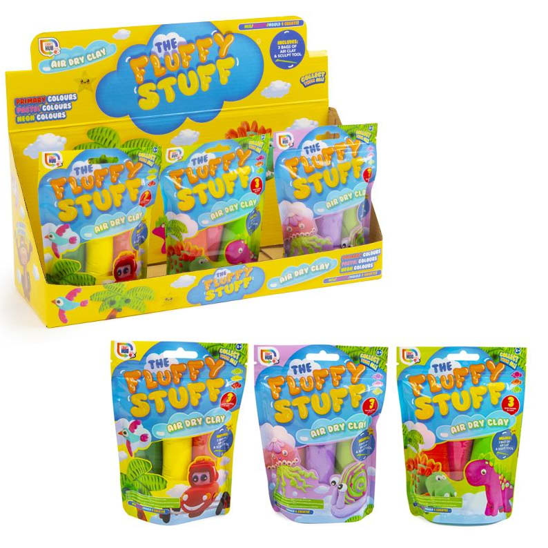 Fluffy Stuff Air Dry Clay UK Toy Wholesaler