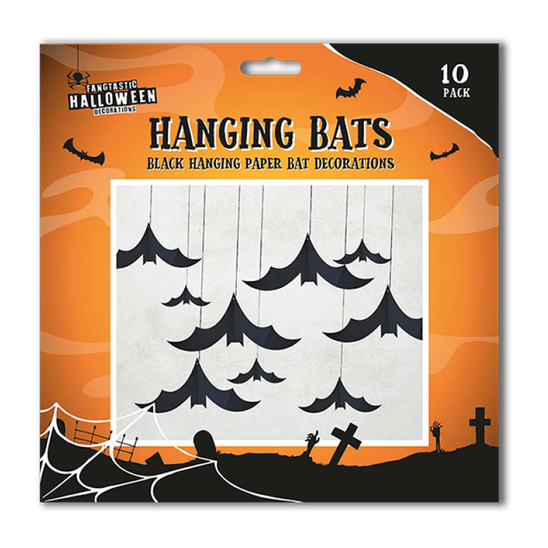 Halloween Hanging Paper Bats Halloween Wholesaler