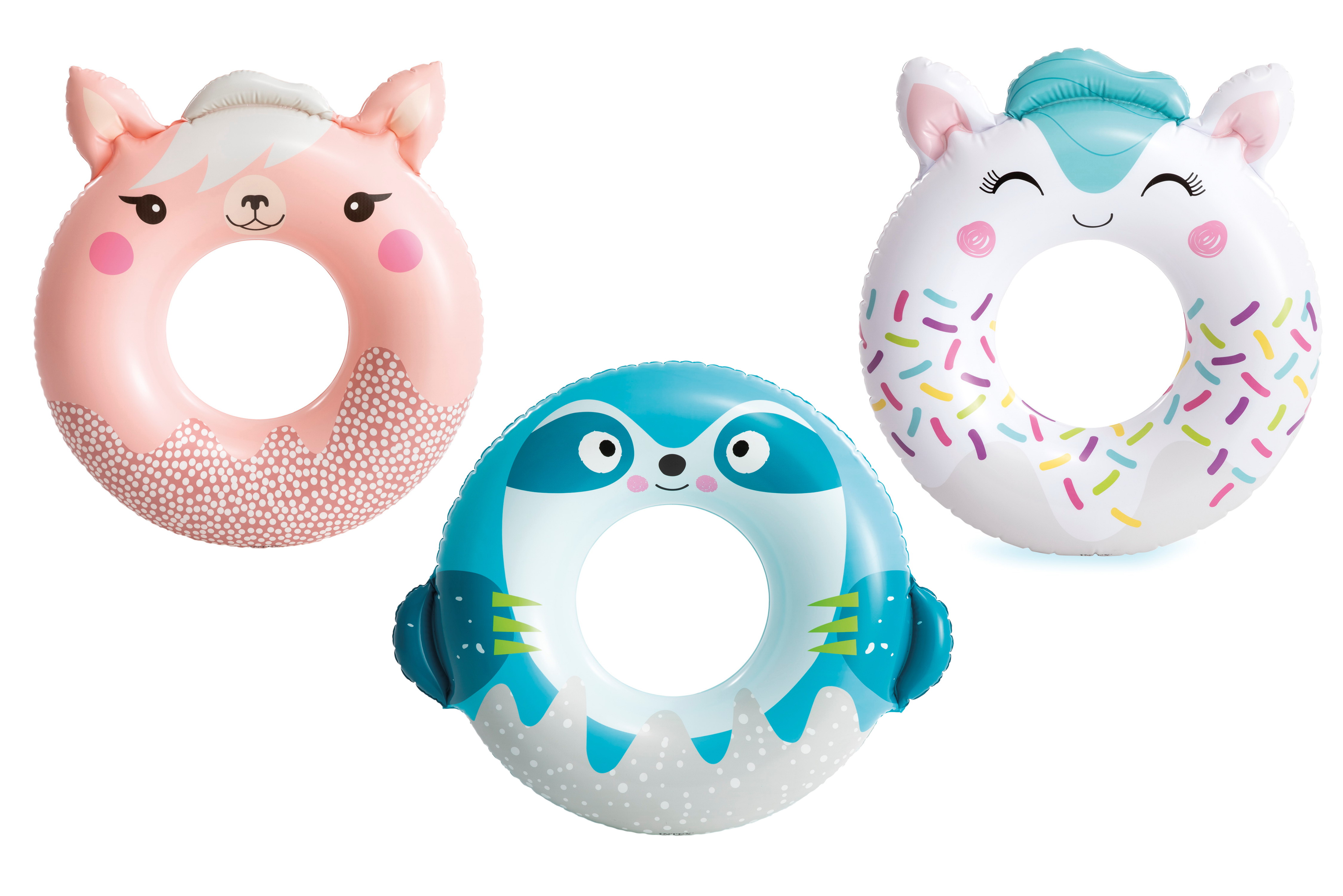 Inflatable Cute Animal Swim Rings Risus Wholesale