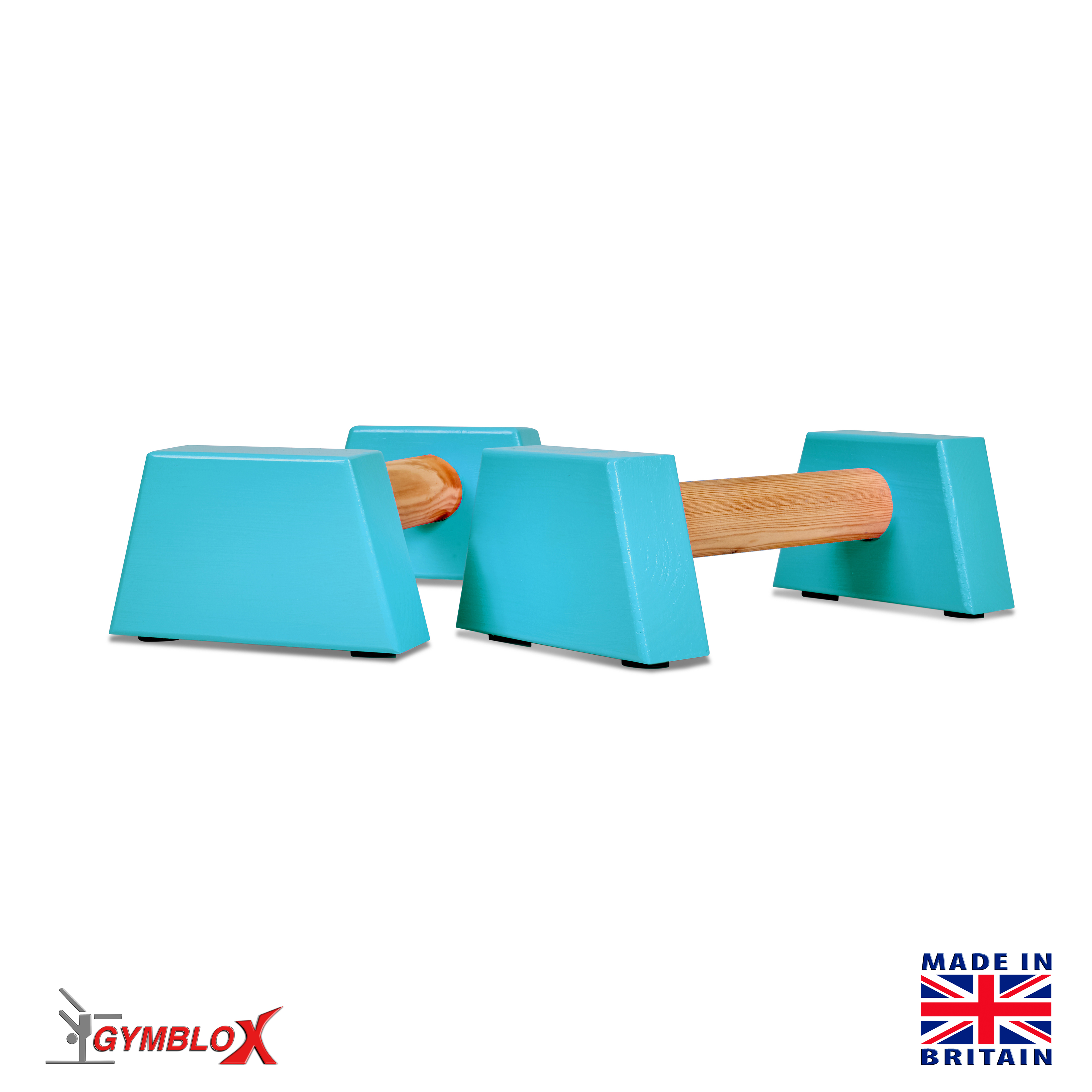 Turquoise Gymblocks & Parallettes