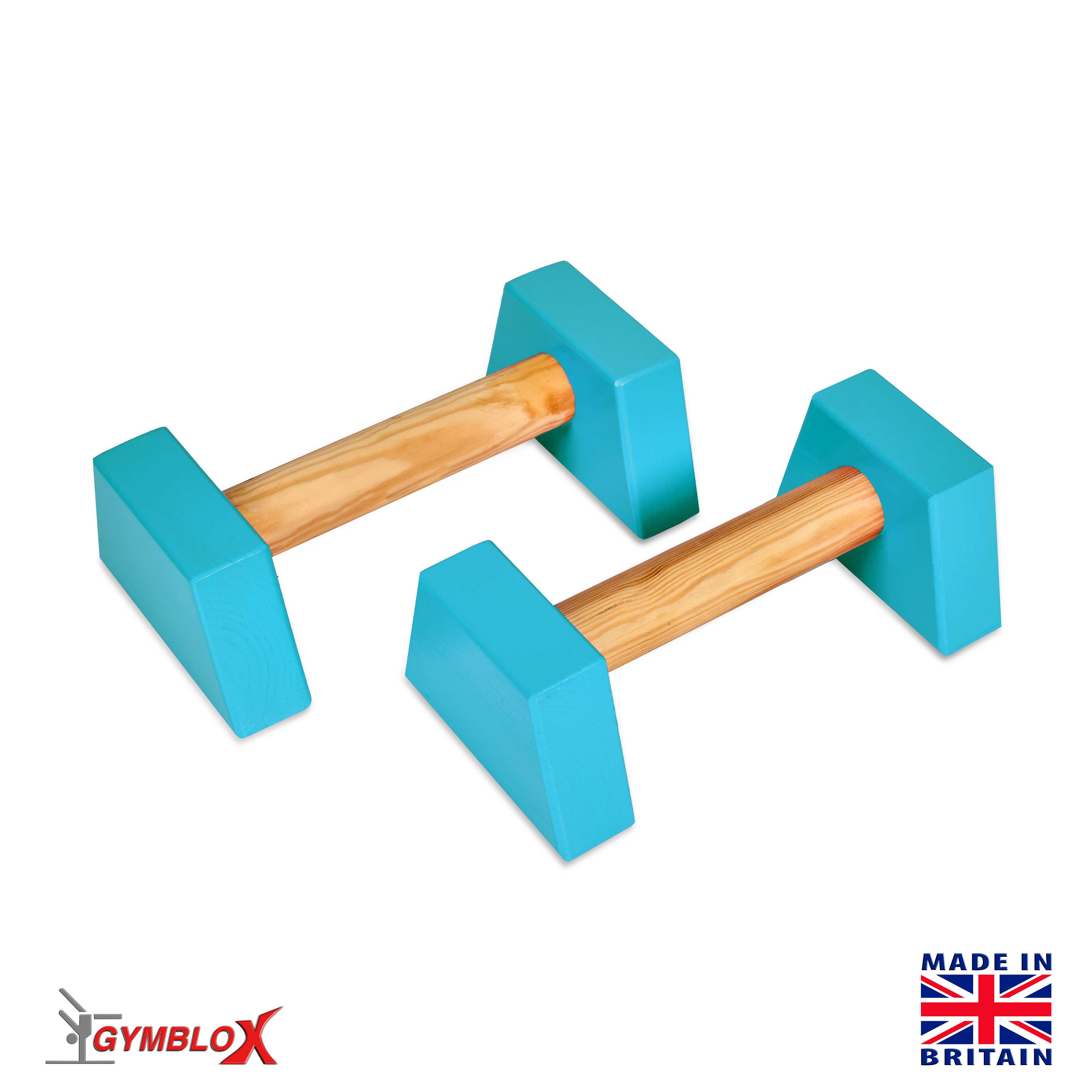 Turquoise Gymblocks & Parallettes