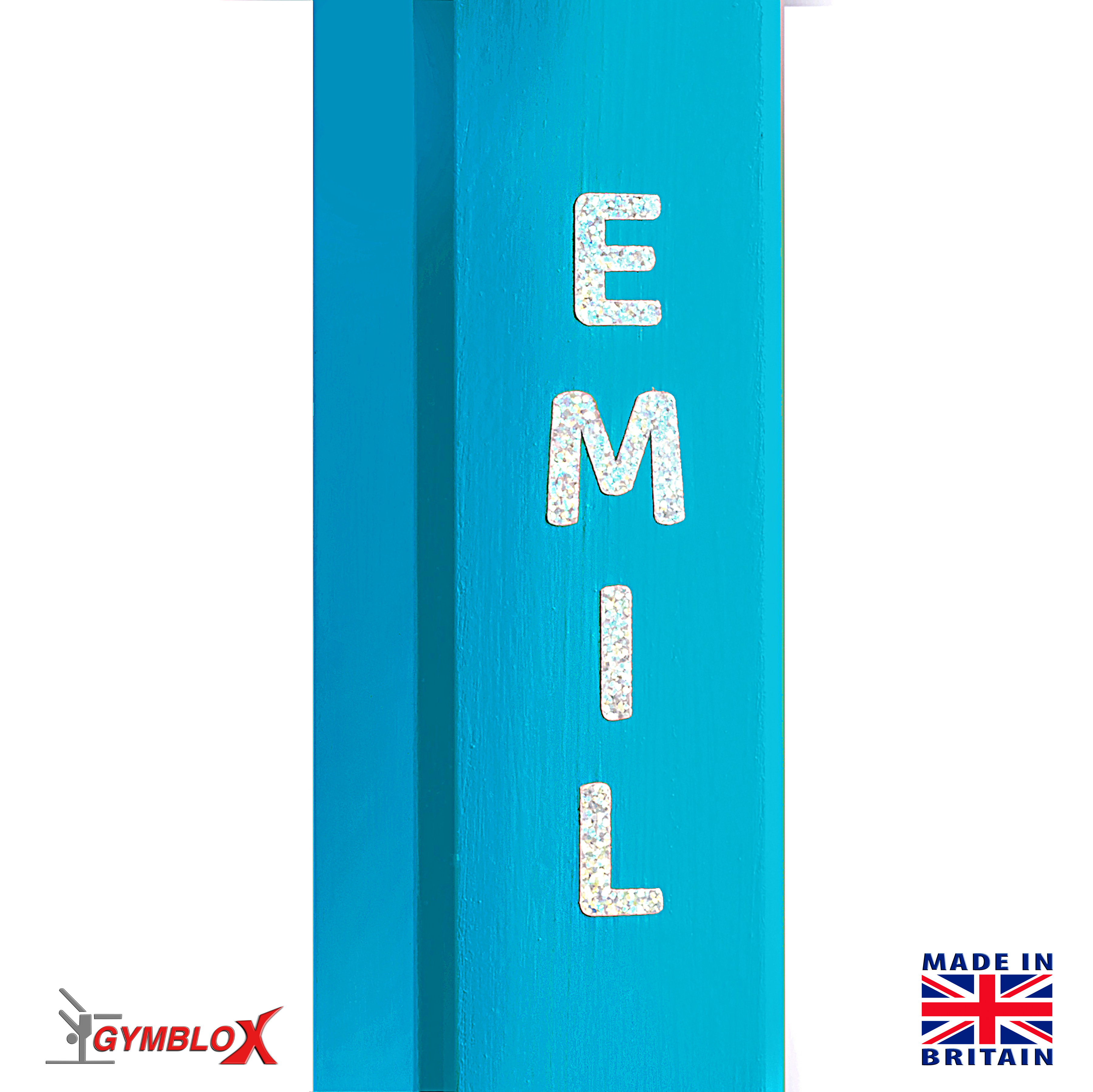 Personalised Turquoise Gymblox
