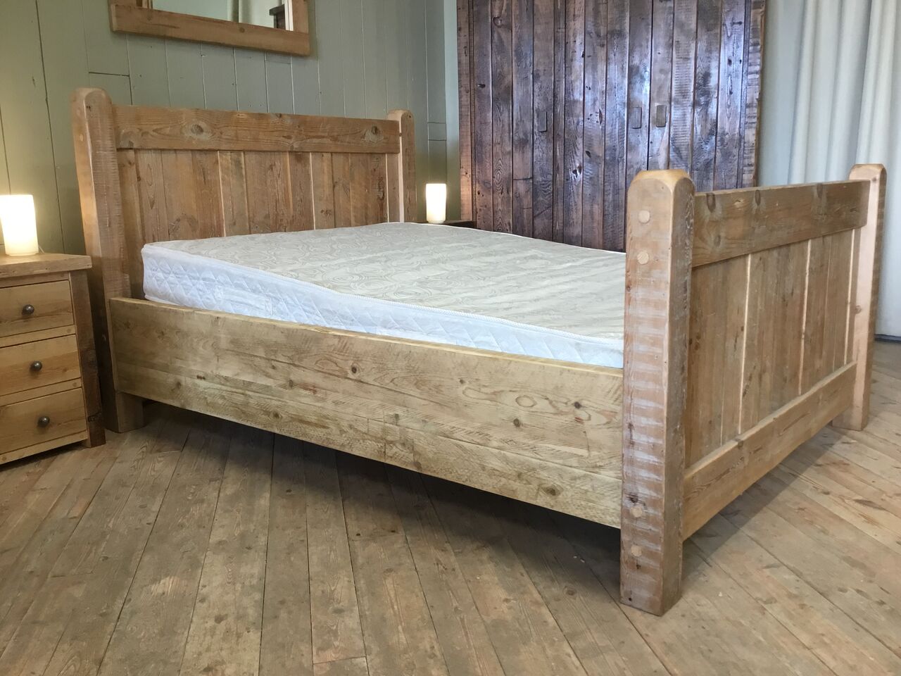 Warmley Inclined Bed Horizontal Side Rail High Foot End Made In