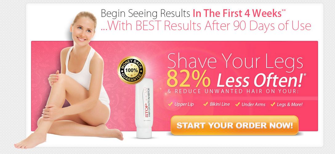 How to Get Rid Of Unwanted Body Hair By the product STOP GROW
