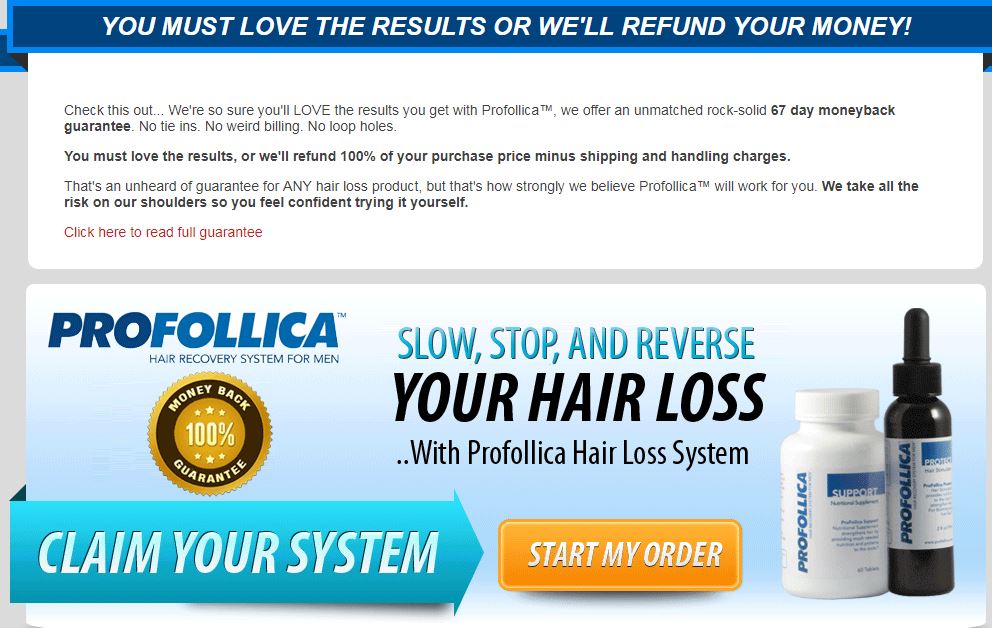 Put a Stop to Hair Loss and Look Years Younger with a Natural Hair Loss Product by Profollica