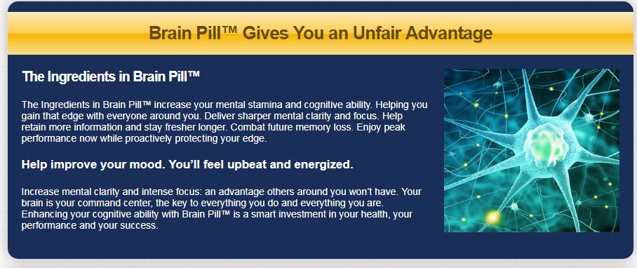 BrainPill - the Best way to Improve your Memory and Boost Intelligence