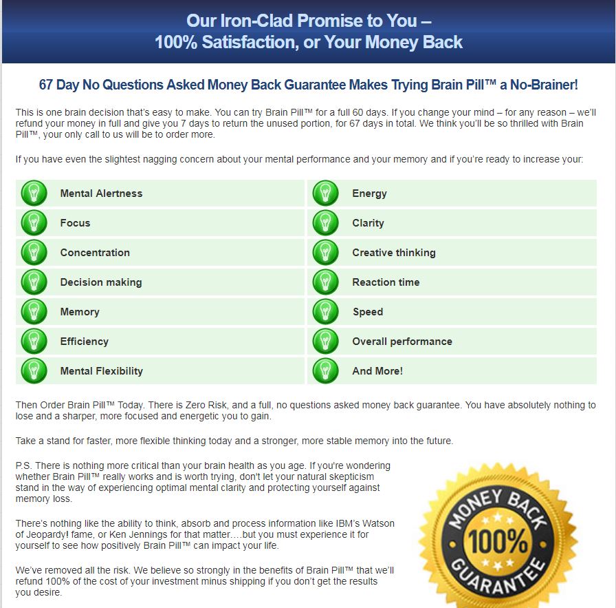 BrainPill - the Best way to Improve your Memory and Boost Intelligence