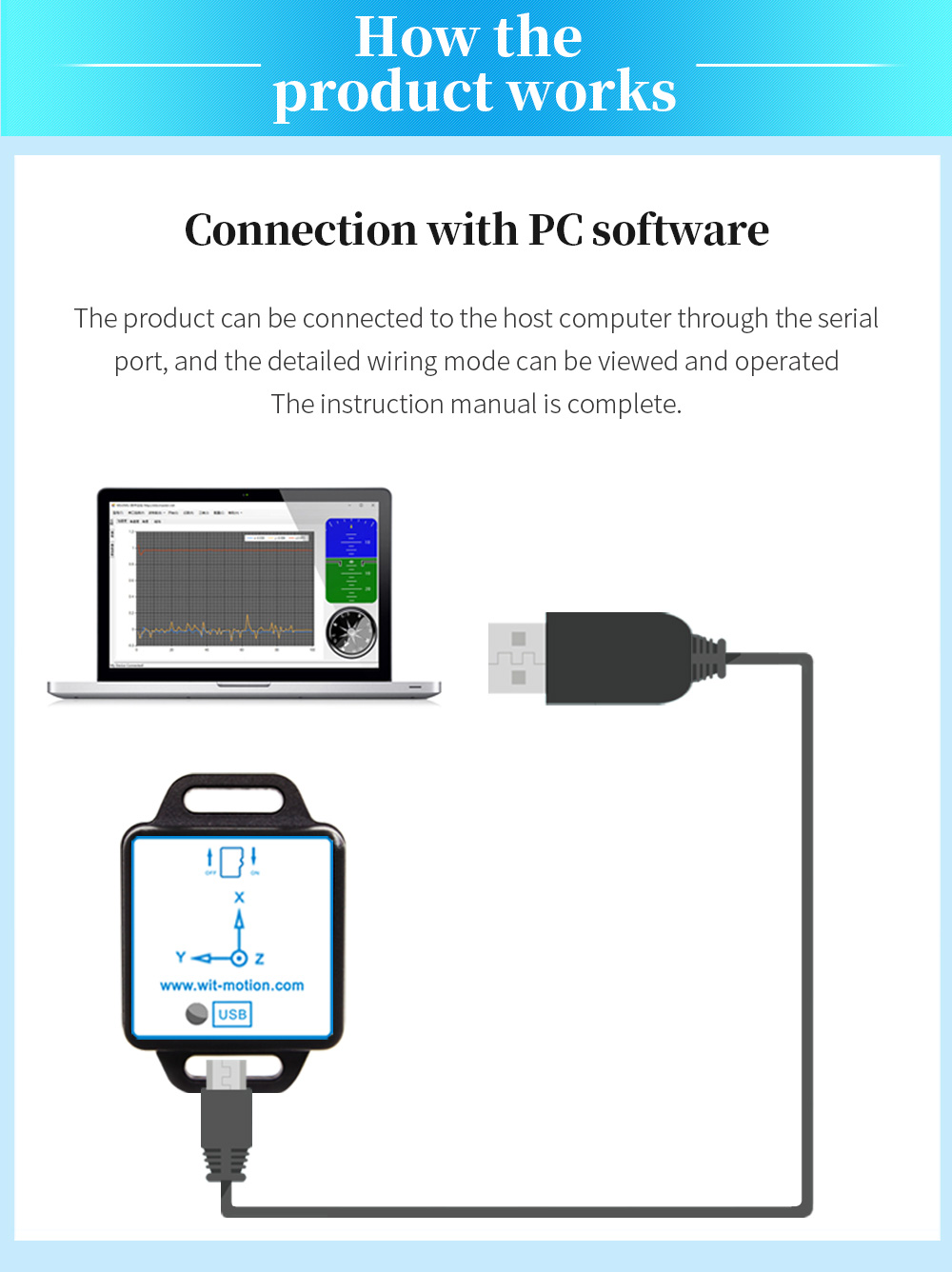 9Axis Accelerometer Data Logger, Gyro+Angle (XY 0.05° Accuracy