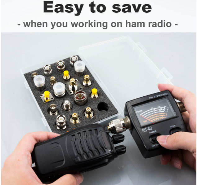 SMA RF Adapter 20 Kit N Type to SMA BNC to SMA TNC to SMA RF Connectors