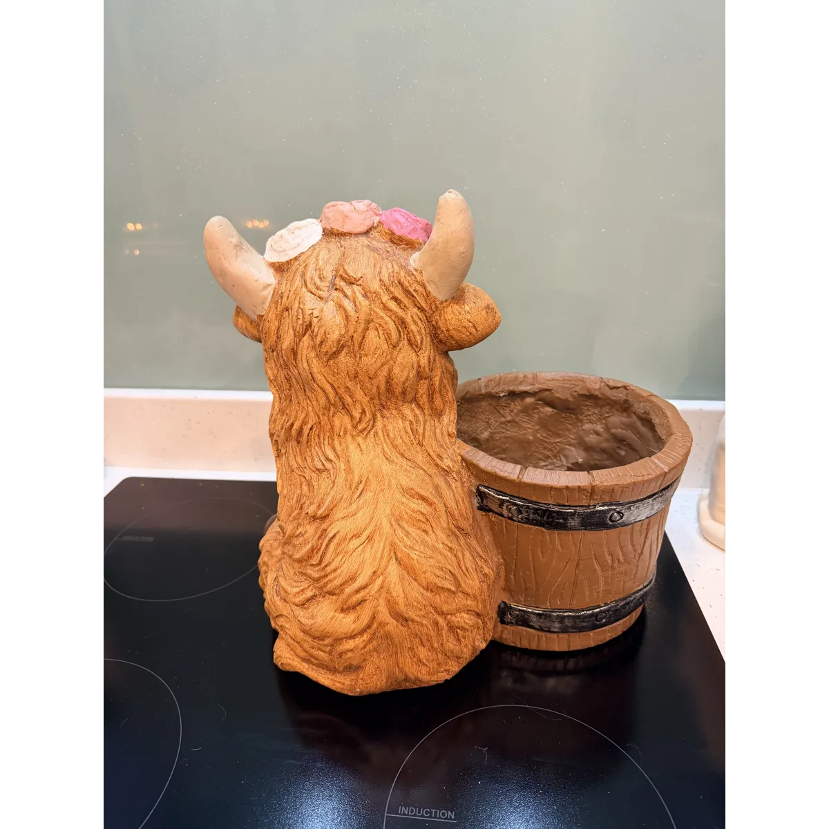 Latex Mould for making this Highland Cow Garden Planter
