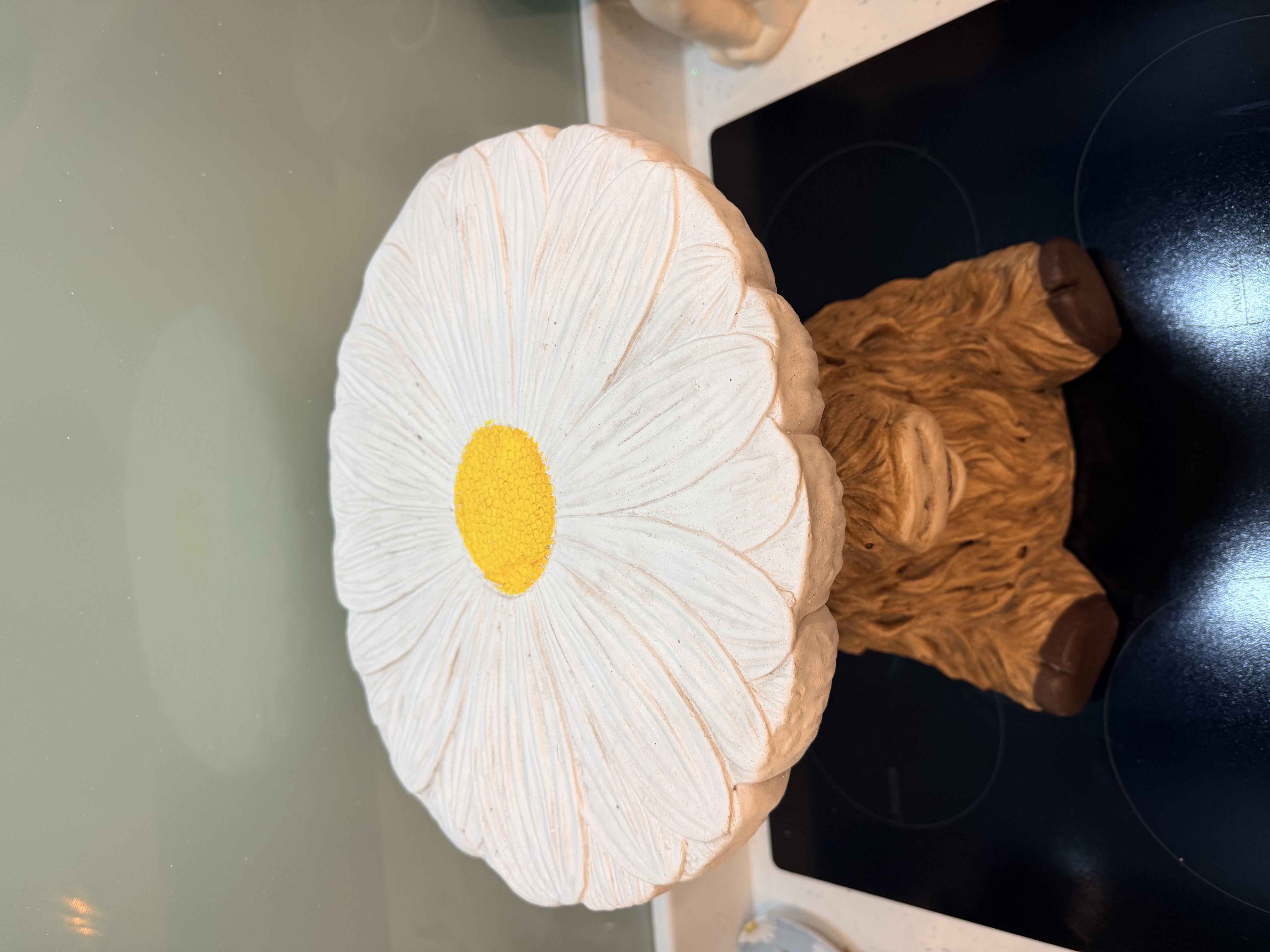 Latex Mould for making this Large Highland Cow table/pot stand