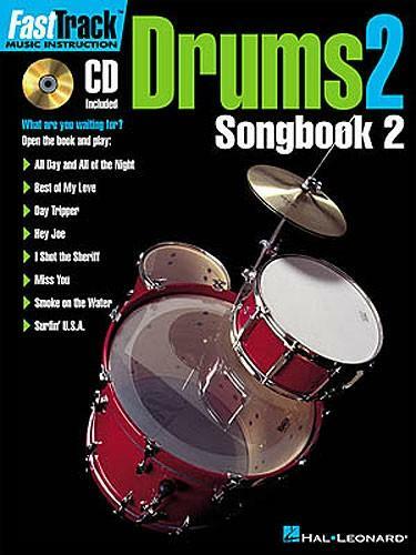Fast Track Music Instruction - Drums 2 Songbook 2 (Book & CD)