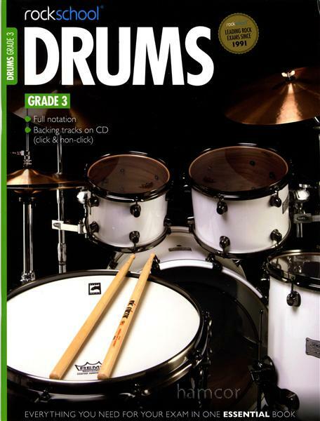 Rockschool Grade 3 Drums Book 2012-2018