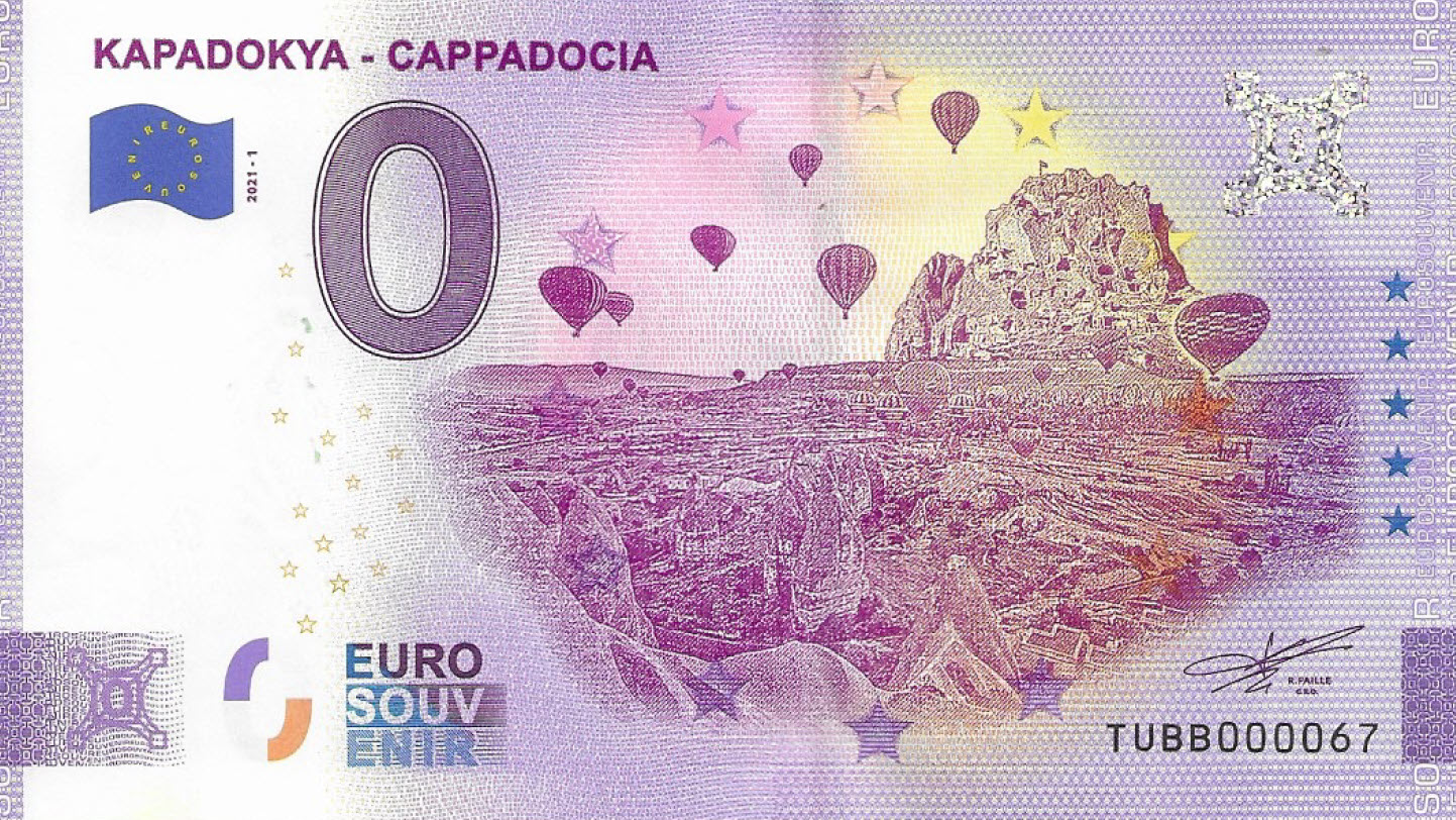 Kapadokya - Cappadocia 0 Euro Note