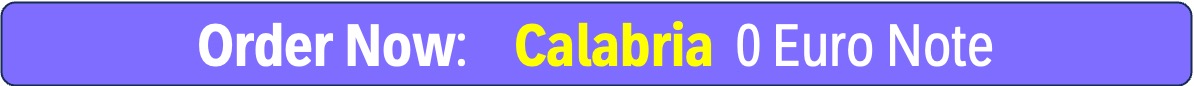 Calabria 0 Euro note banner