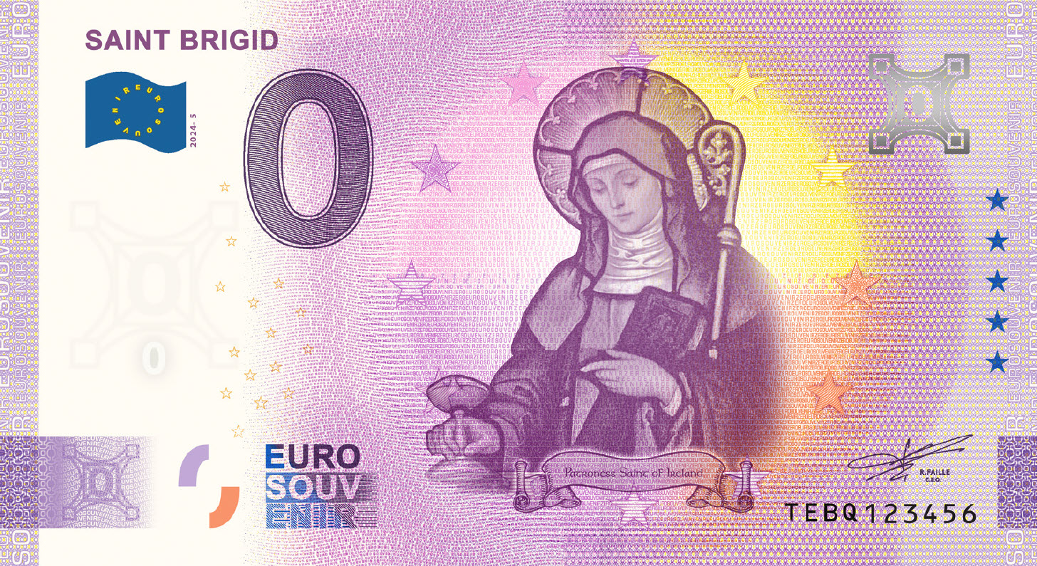 Irish Commemorative 0 Euro Souvenir Banknote – RMS Titanic (2023) – Free Shipping