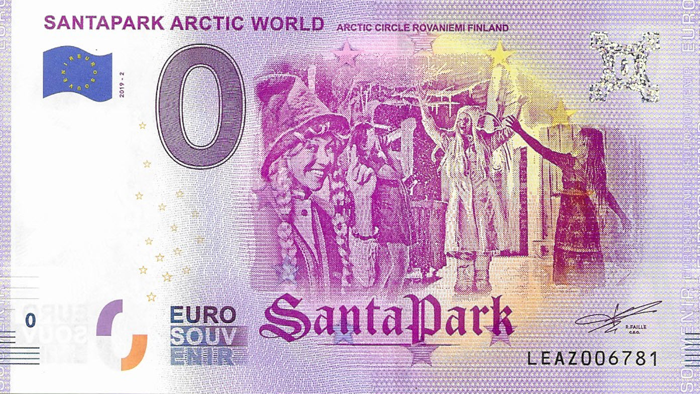 Santapark Arctic World 0 Euro Note