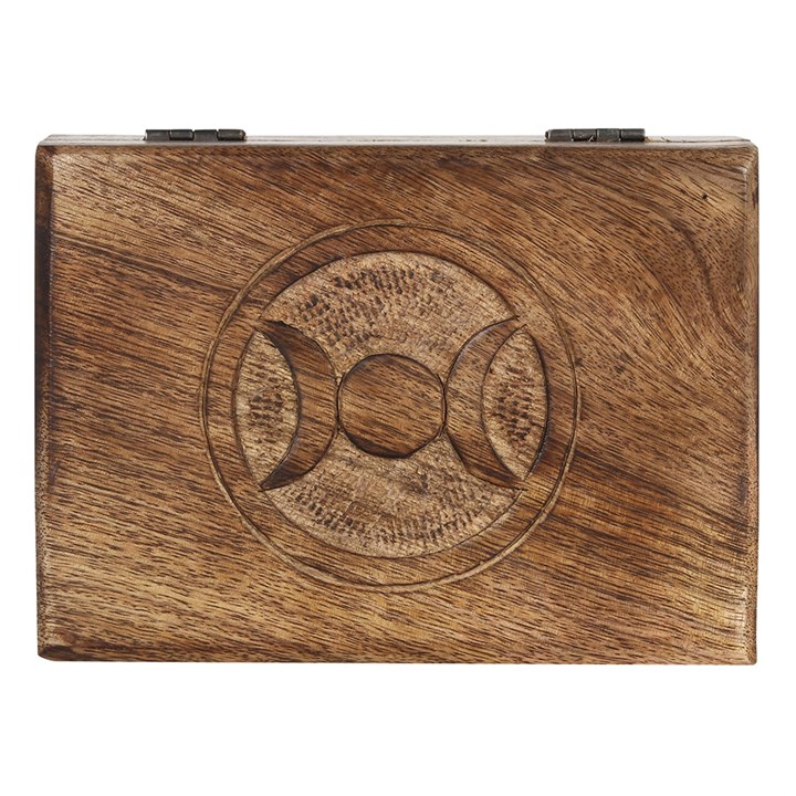 Triple moon tarot card box