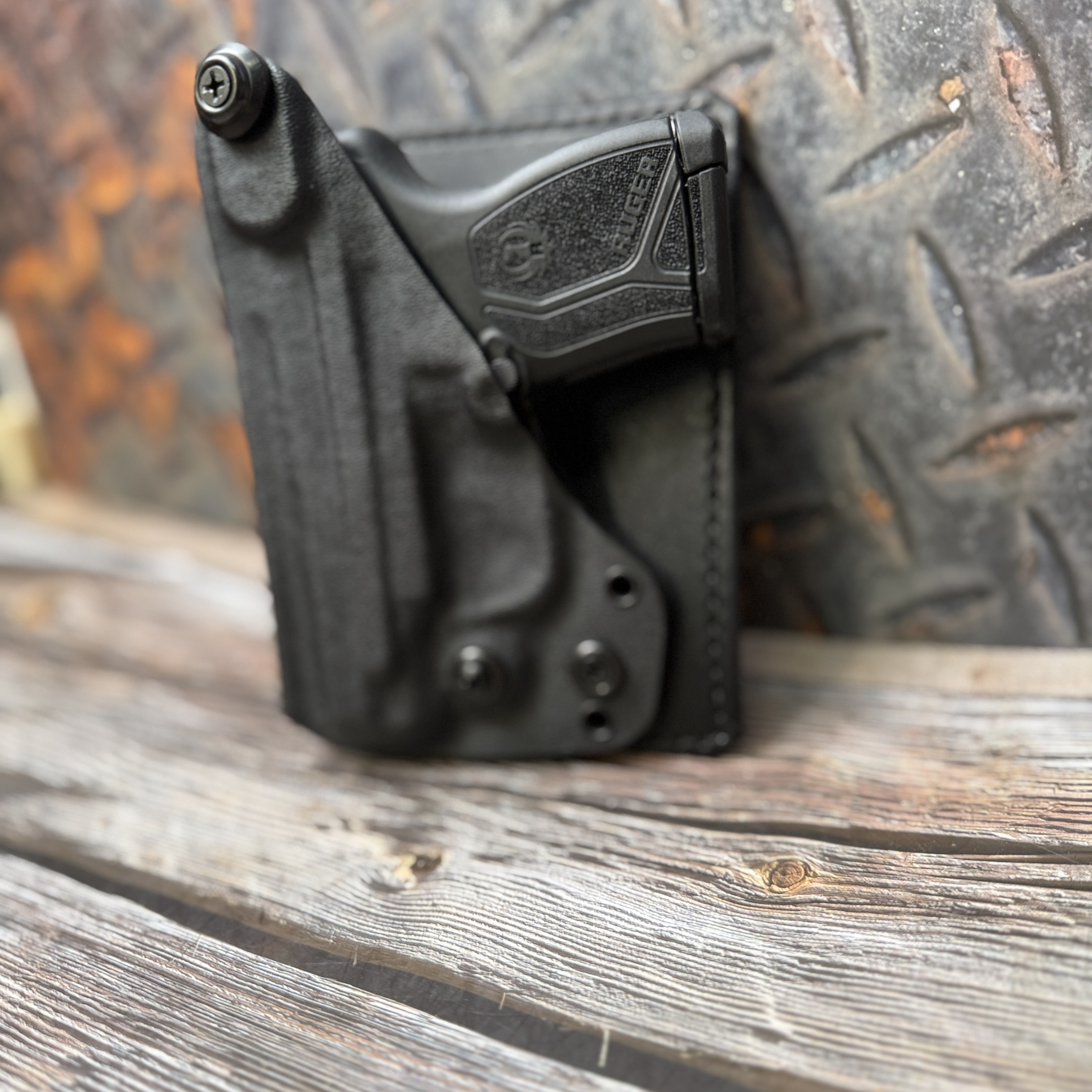 Kydex Pocket Holsters with Leather Backer, John 3:16