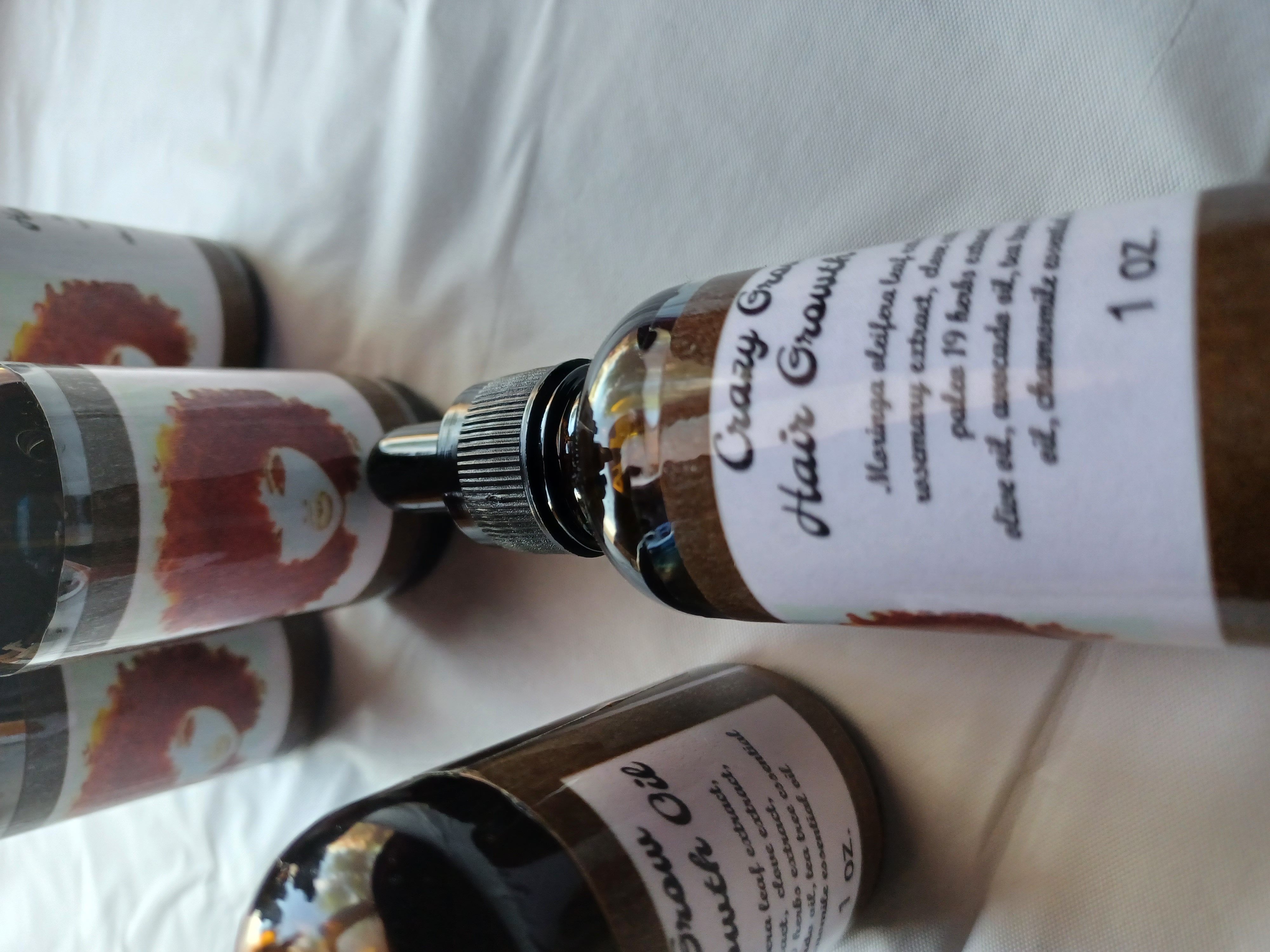 Paleo Natural Hair Growth Oil 1oz Sample