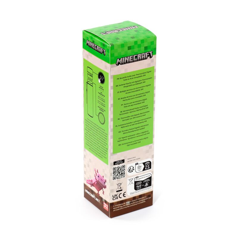Axolotl Insulated Bottle-Digital Thermometer