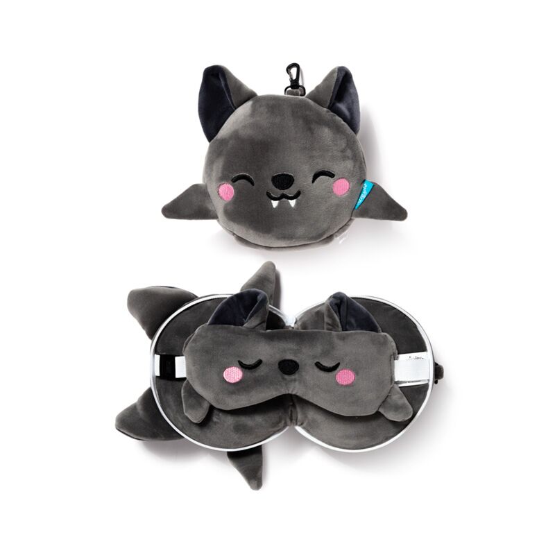 Dexter the Bat Travel Pillow & Eye Mask