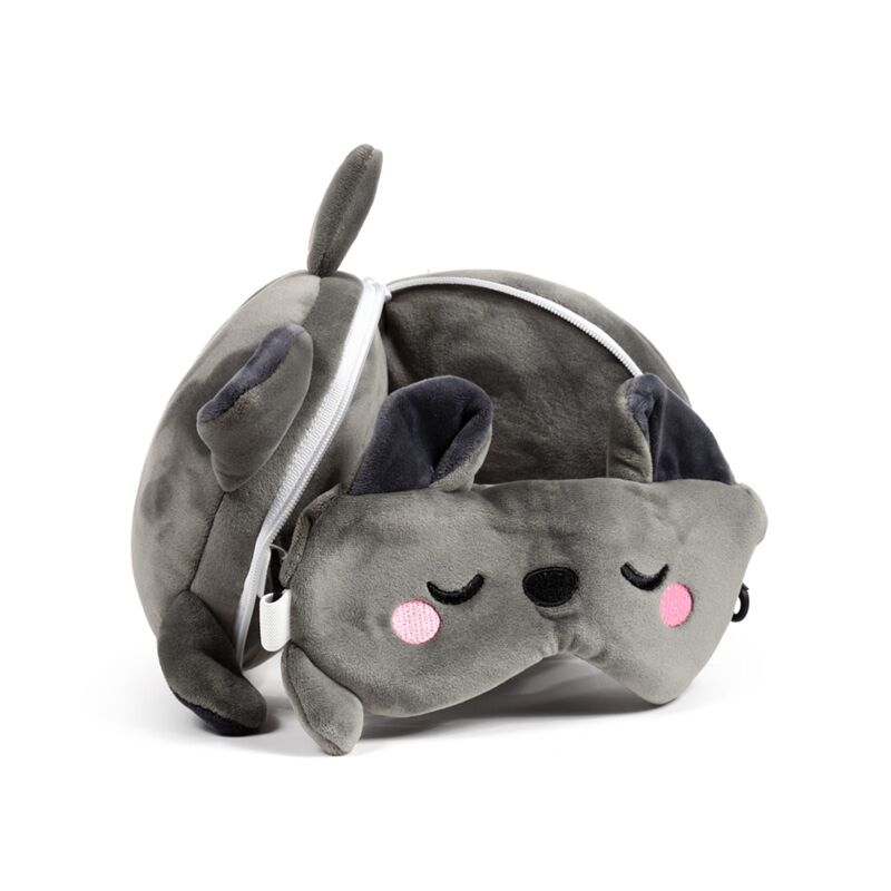 Dexter the Bat Travel Pillow & Eye Mask