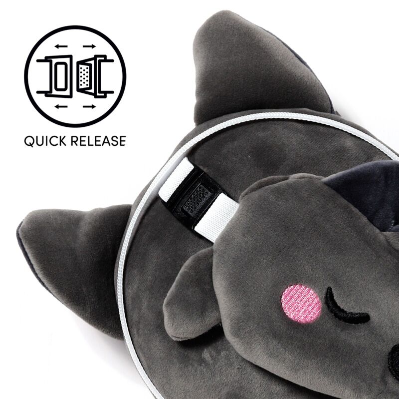 Dexter the Bat Travel Pillow & Eye Mask