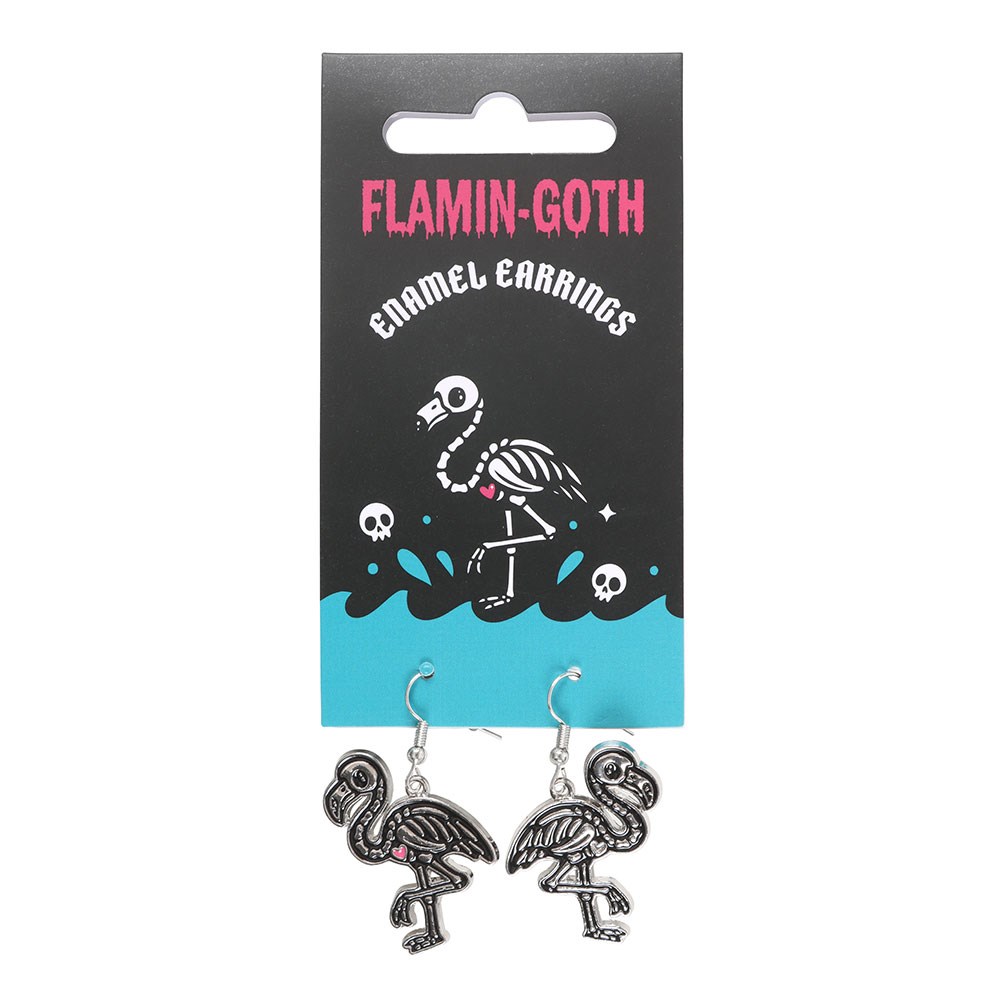 Flamin-goth Dangle Earrings