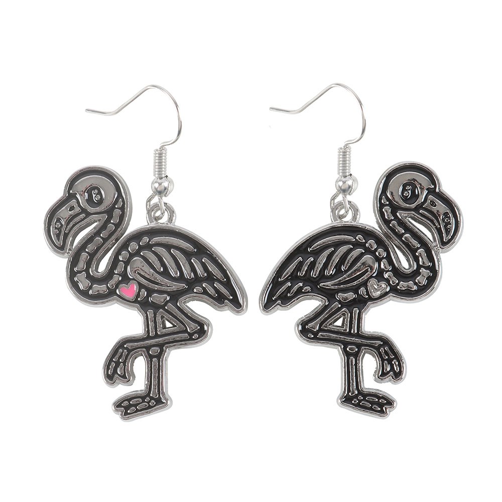 Flamin-goth Dangle Earrings