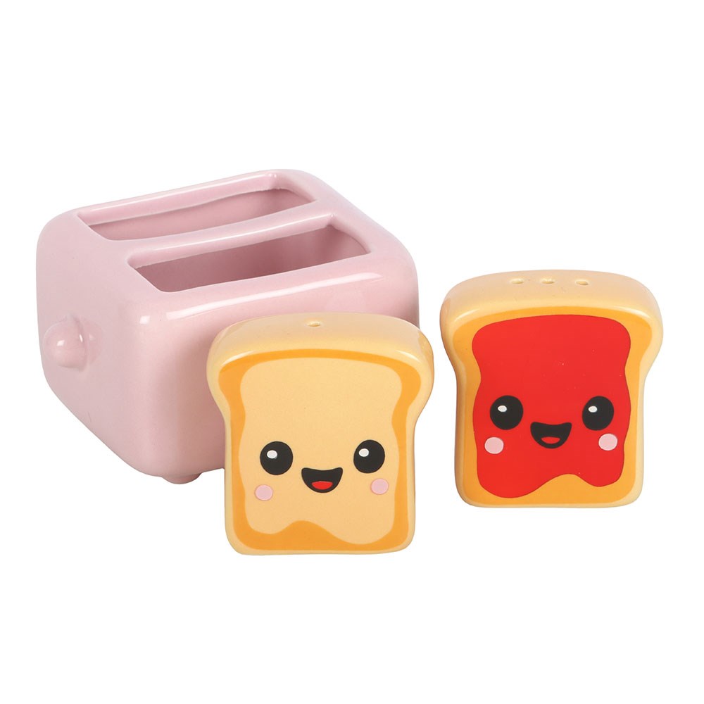 Toast Salt and Pepper Shakers