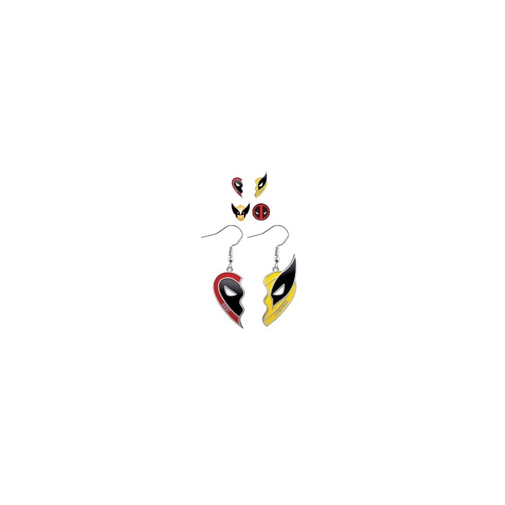Deadpool & Wolverine Earring Set