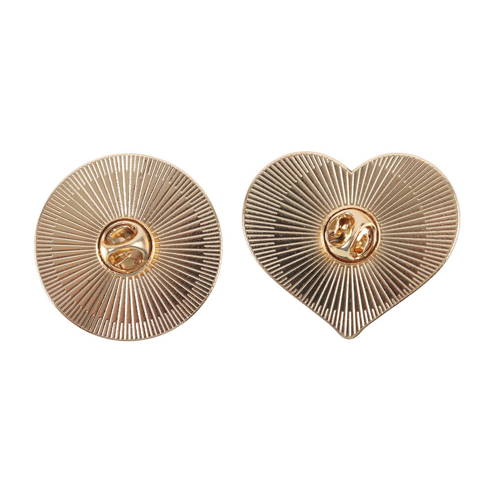 Burning Heart Pin Badge Set