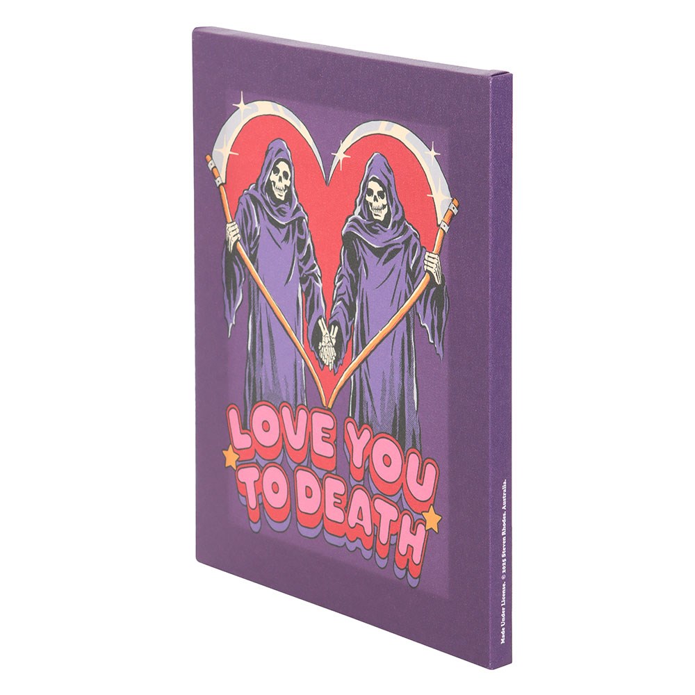 Love You To Death Canvas