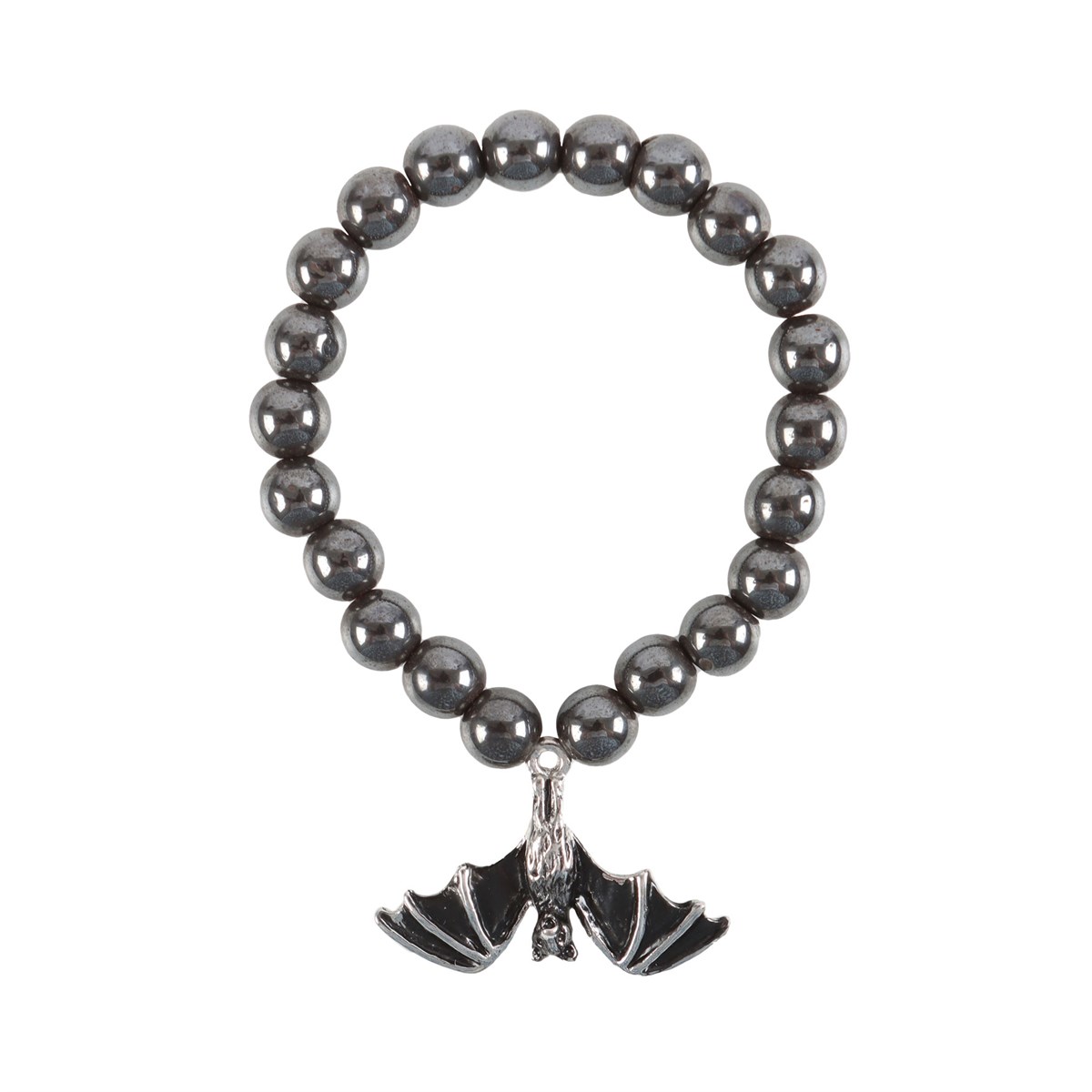 Hanging Bat Hematite Bracelet