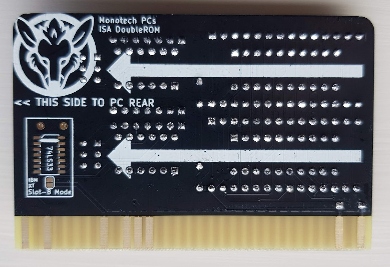Monotech DoubleROM – Dual Bootable ROM ISA Card DIY Kit (EEPROMs Not Included), Vintage