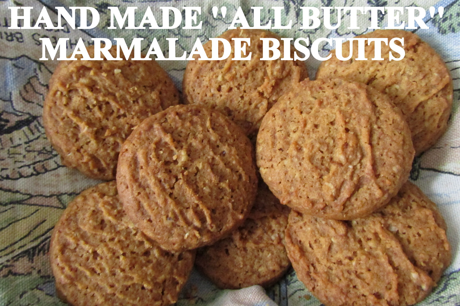 Marmalade ''All Butter'' Biscuits