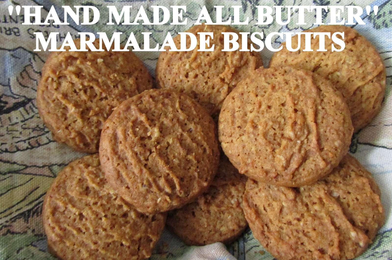 Marmalade ''All Butter'' Biscuits