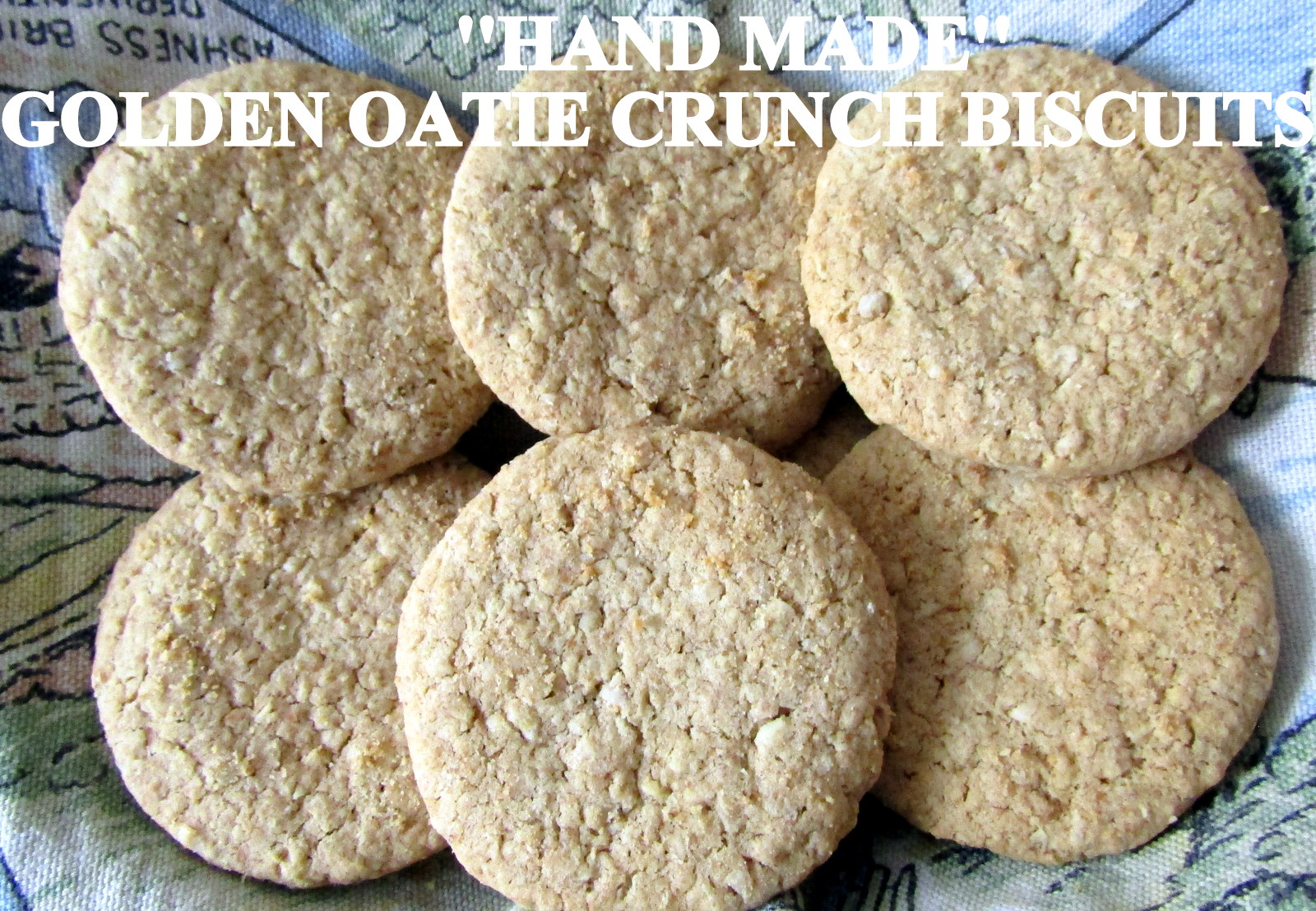 Golden Oatie Crunch Biscuits
