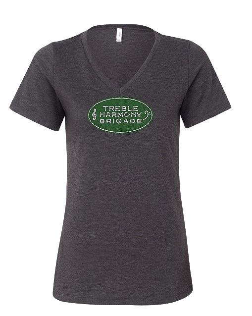 Tee Shirt with Rhinestone Logo