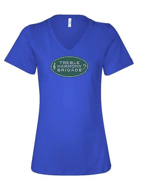 Tee Shirt with Rhinestone Logo
