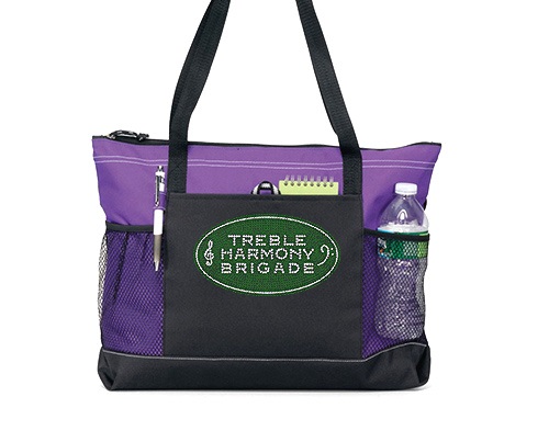 Deluxe Tote with Rhinestone Logo