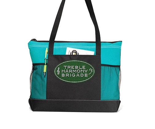 Deluxe Tote with Rhinestone Logo