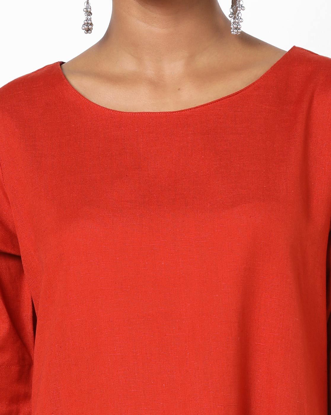 Colourblock Panelled Kurta  M