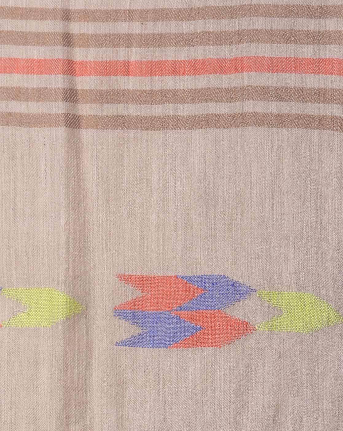 Handloom Pure Wool Kullu Stole