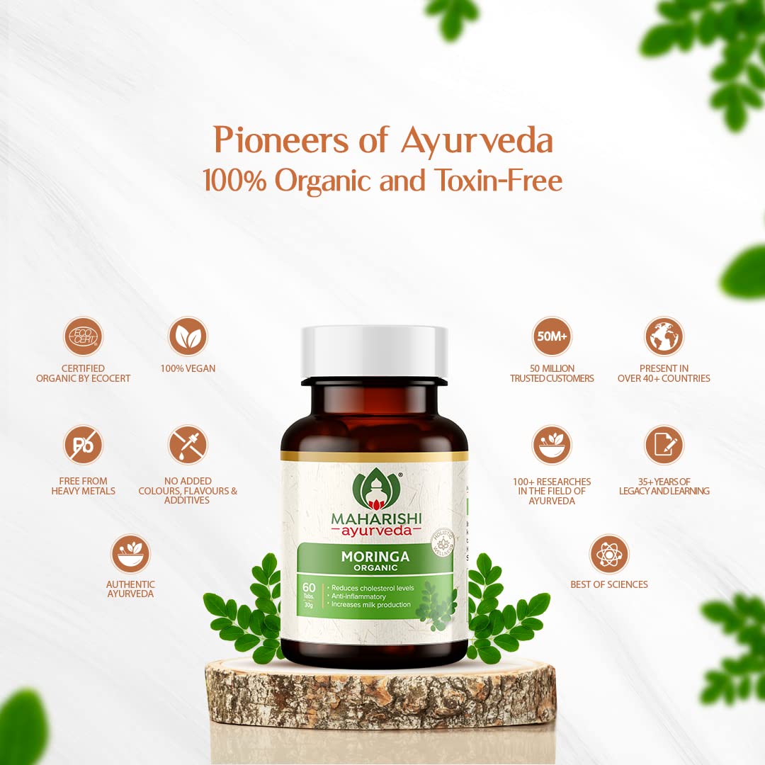 Organic Moringa (60 Tablets)