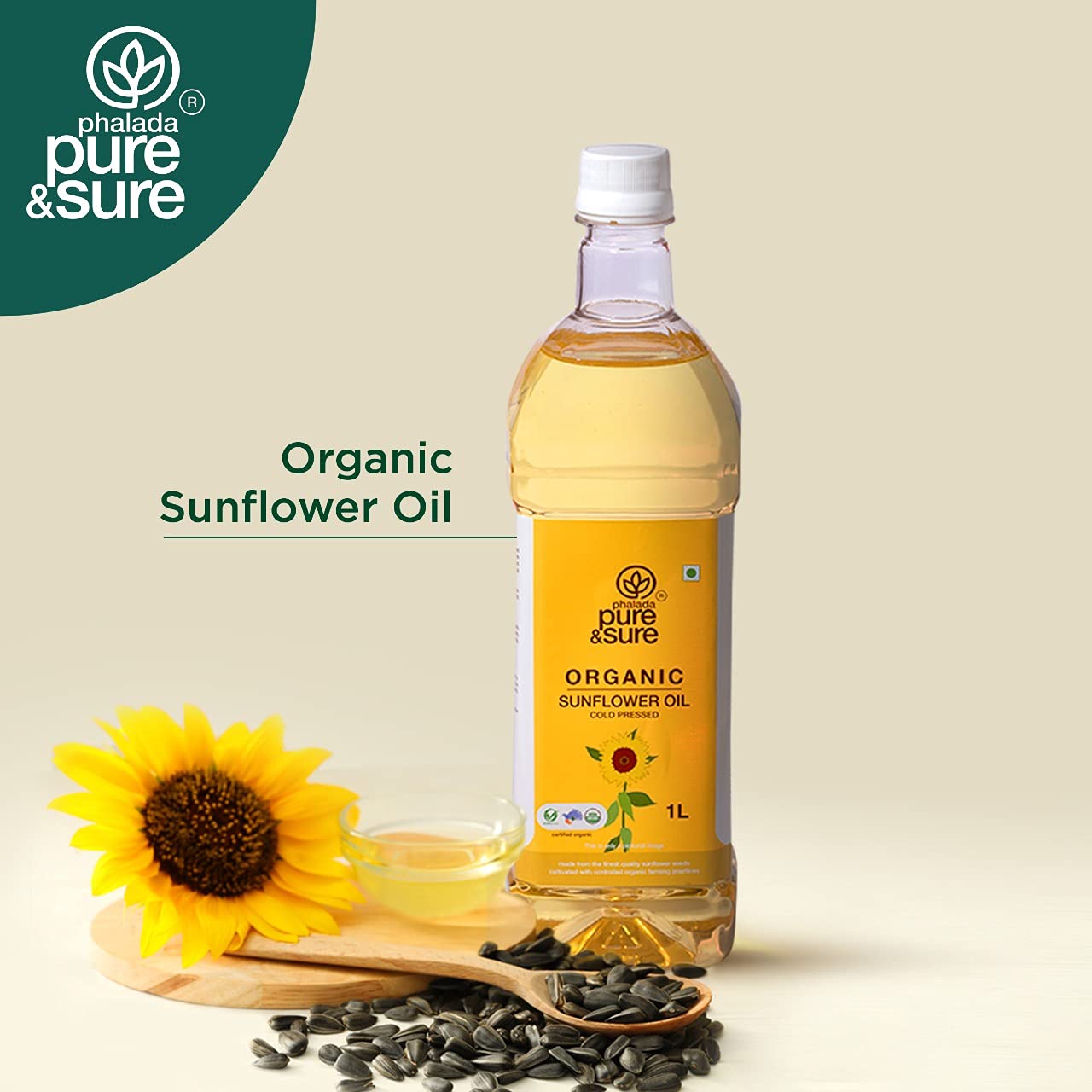 Organic Sunflower oil 1litre