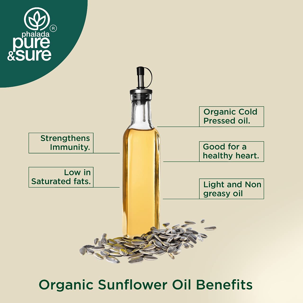 Organic Sunflower oil 1litre