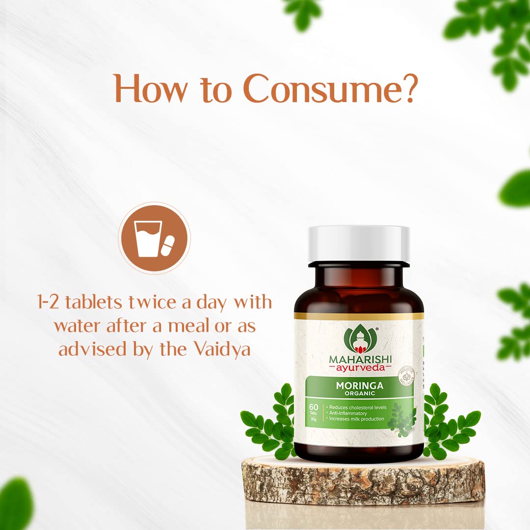 Organic Moringa (60 Tablets)