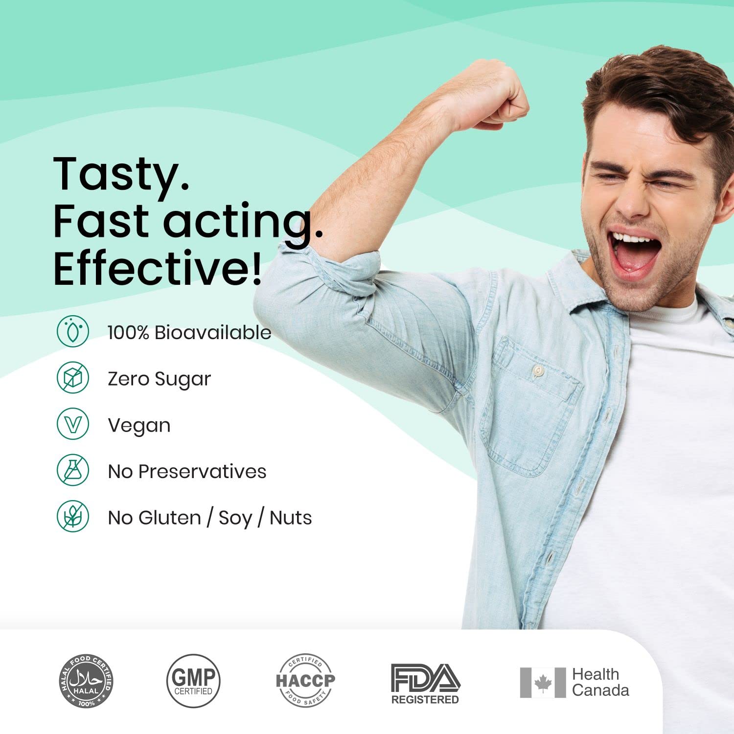 Wellbeing Nutrition Melts Vegan Vitamin B12 (Methylcobalamin)